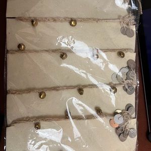 Free People Christmas Coin Sequin Garland Embellished Anthropologie lights